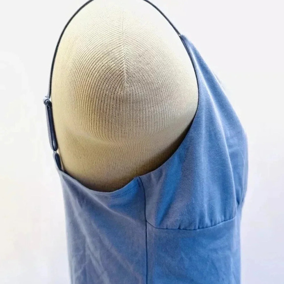 NWT SO GOODS FOR LIFE Juniors Sleeveless Straps Pullover V-Neck Blue Shirt XXL - Picture 7 of 8